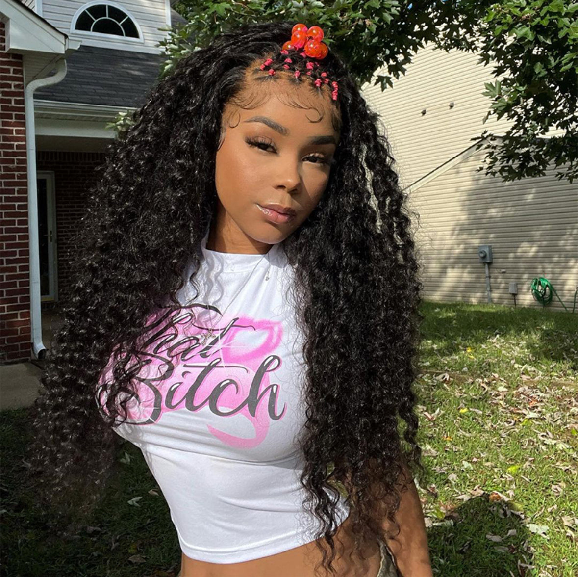 Deep Wave HD Lace Human Hair Wig – Pre-Bleached Knots & Pre-Plucked Natural Hairline | AKISS BEAUTY