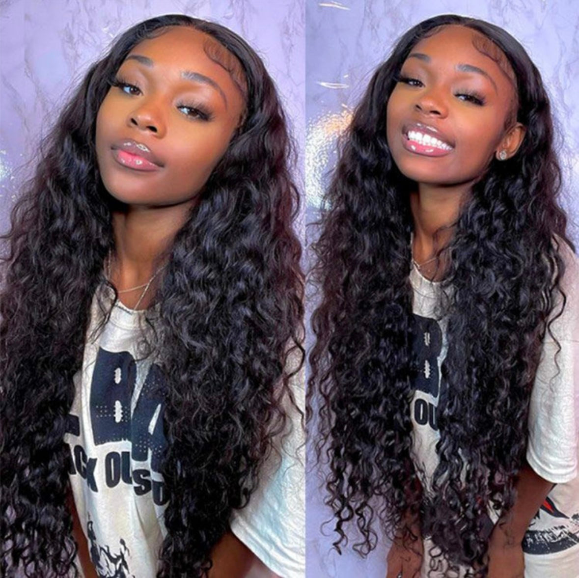 Loose Deep Human Hair Wig – Invisible HD Lace Front Wig | AKISS BEAUTY