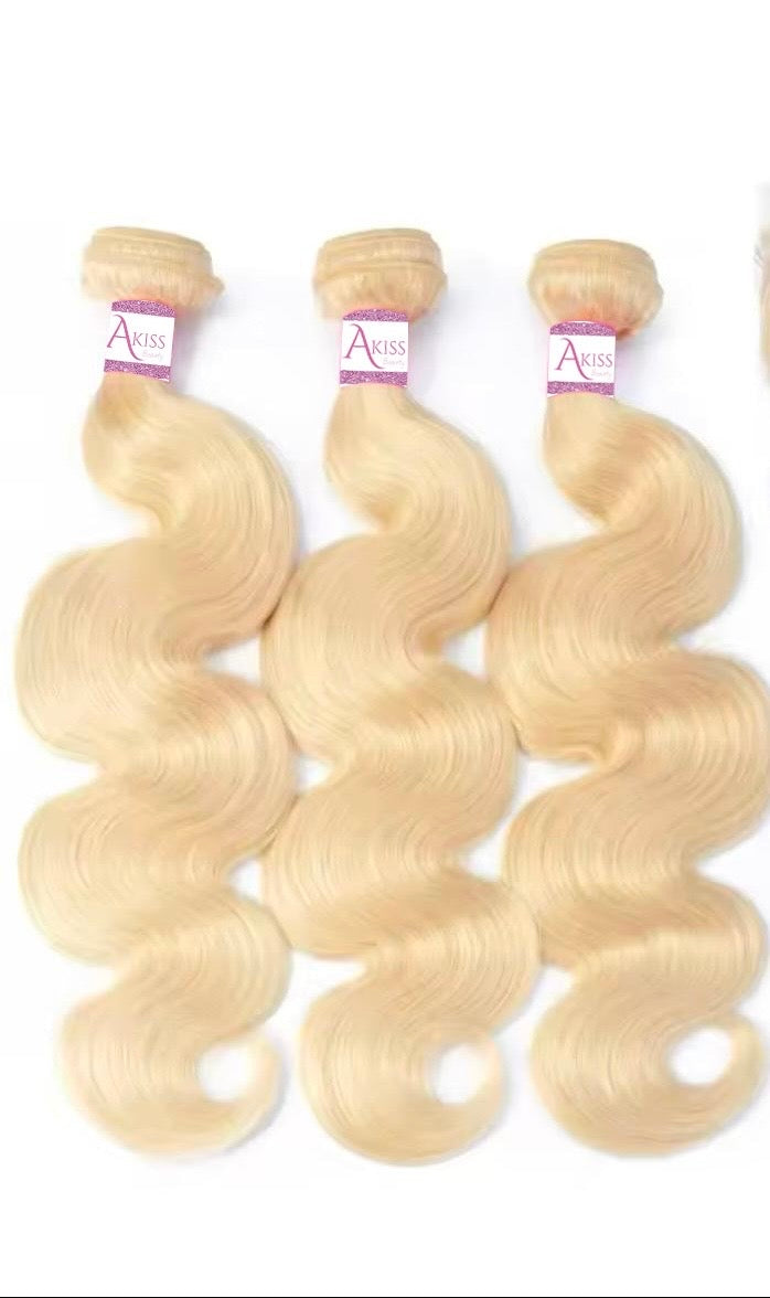 613 Blonde Body Wave Bundle Deal | 100% Virgin Hair – AKISS BEAUTY