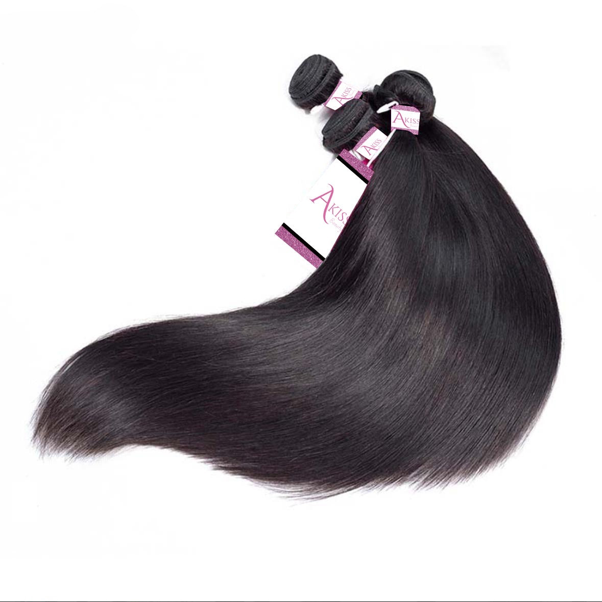 Straight Hair Bundles with Frontal Deal – 100% Virgin Human Hair / AKISS BEAUTY