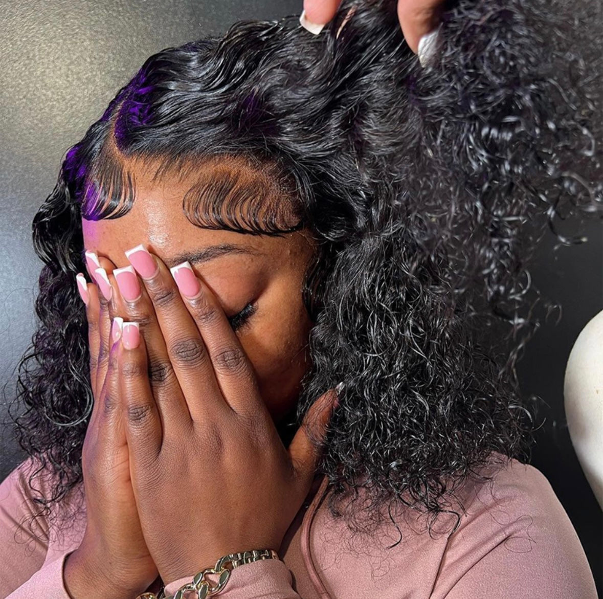 Water Wave Bob Lace Front Wigs | AKISS BEAUTY