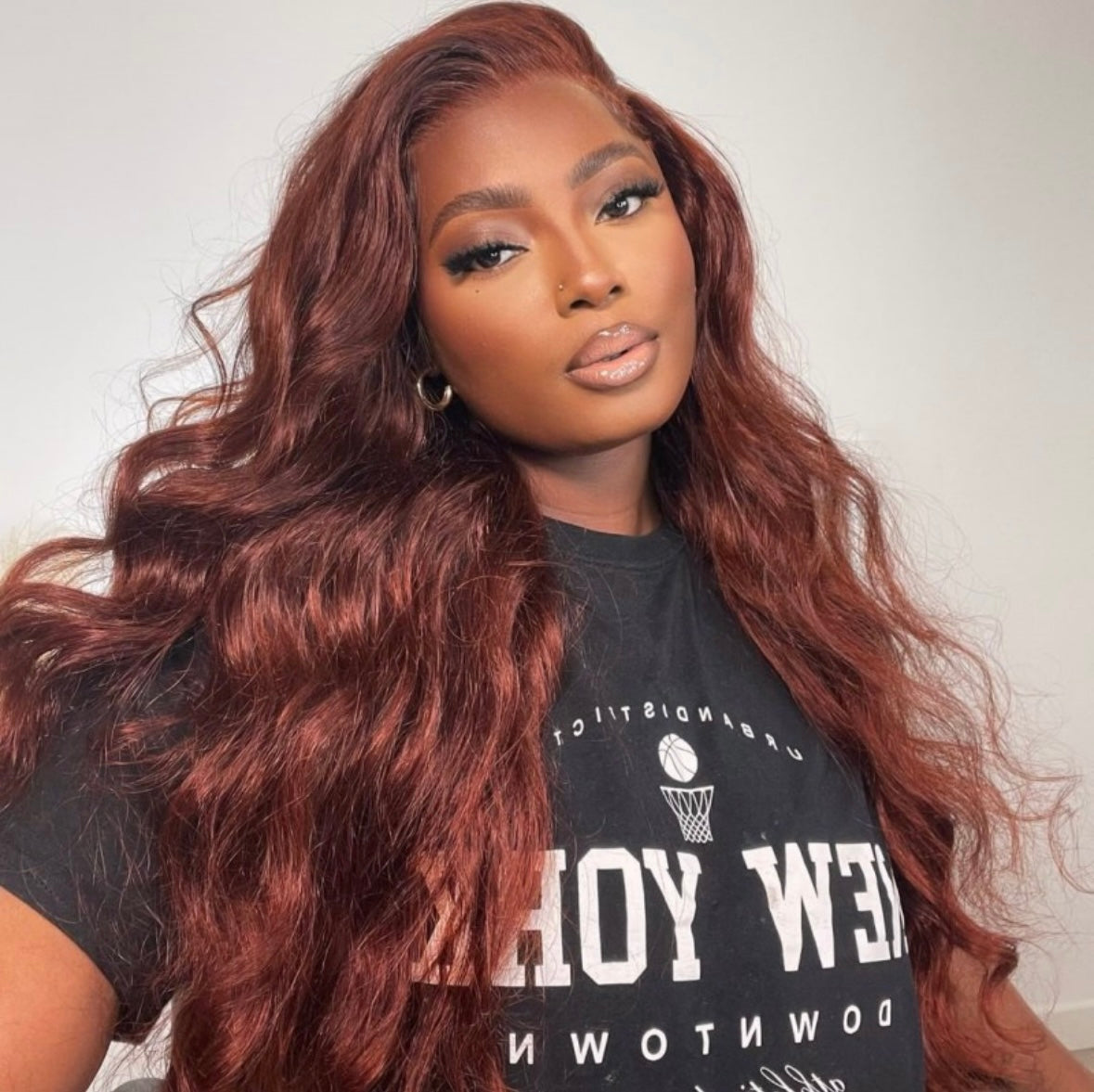 Body Wave Reddish Brown Lace Wig | AKISS BEAUTY