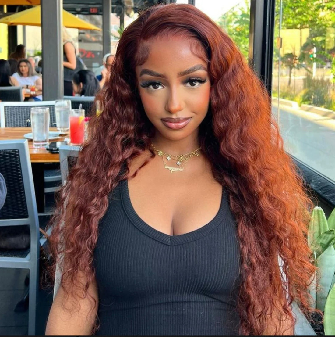 Loose Wave Reddish Brown | AKISS BEAUTY