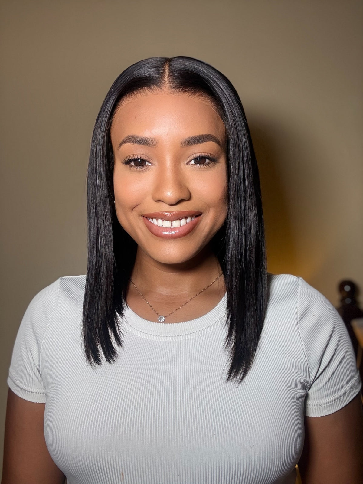 Akiss Straight Bob Glue-less Wig – 100% Human Hair