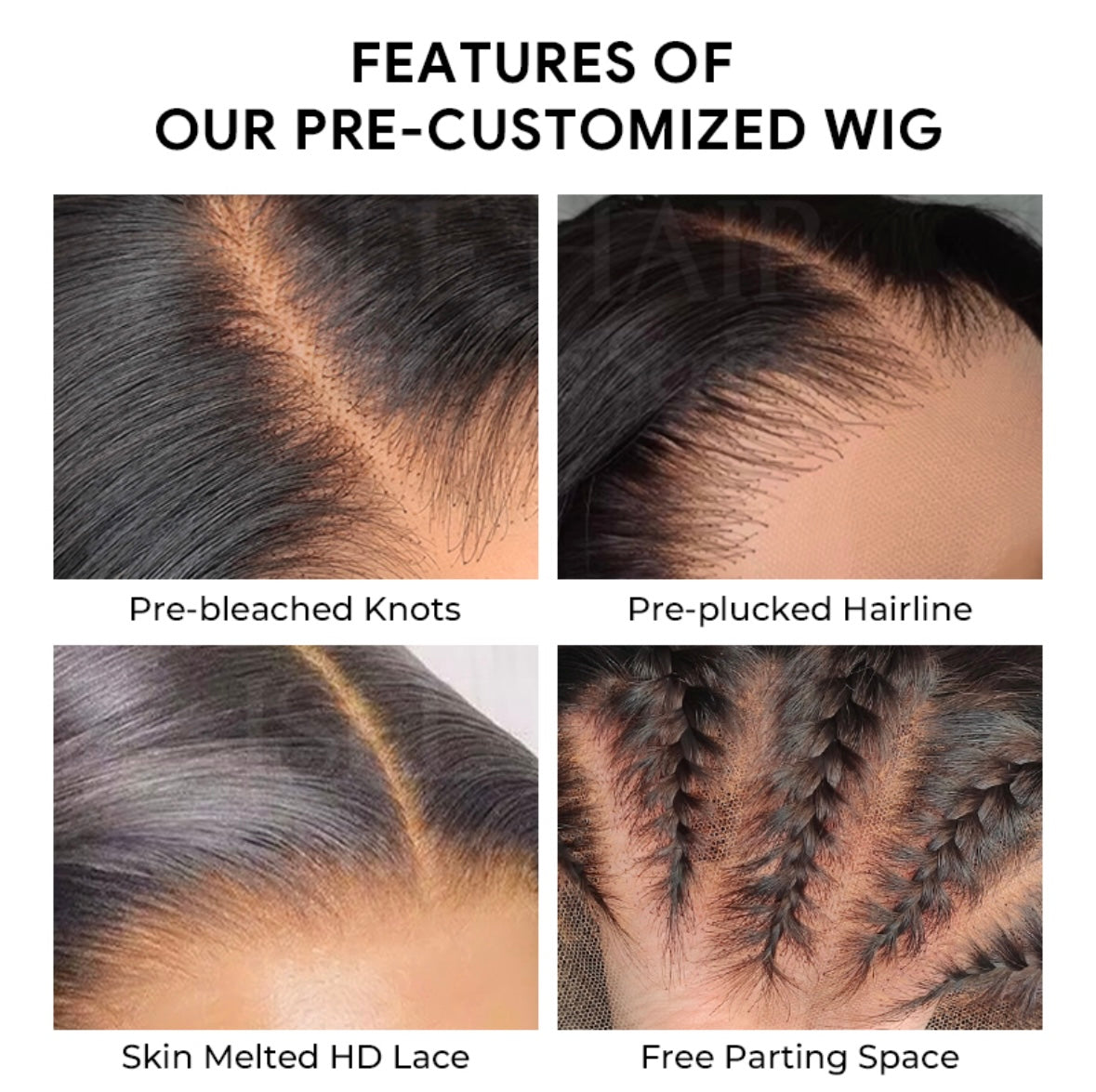 Water Wave HD Lace Front Wig – Pre-Bleached Knots & Pre-Plucked Natural Hairline | AKISS BEAUTY