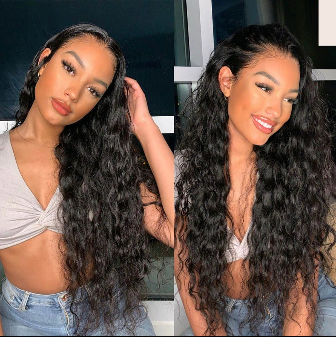 Loose Deep Human Hair Wig – Invisible HD Lace Front Wig | AKISS BEAUTY