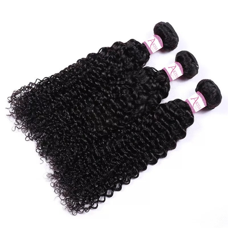 Deep Curly &amp; Natural Wave Bundle Deal | 100% Virgin Hair – AKISS BEAUTY
