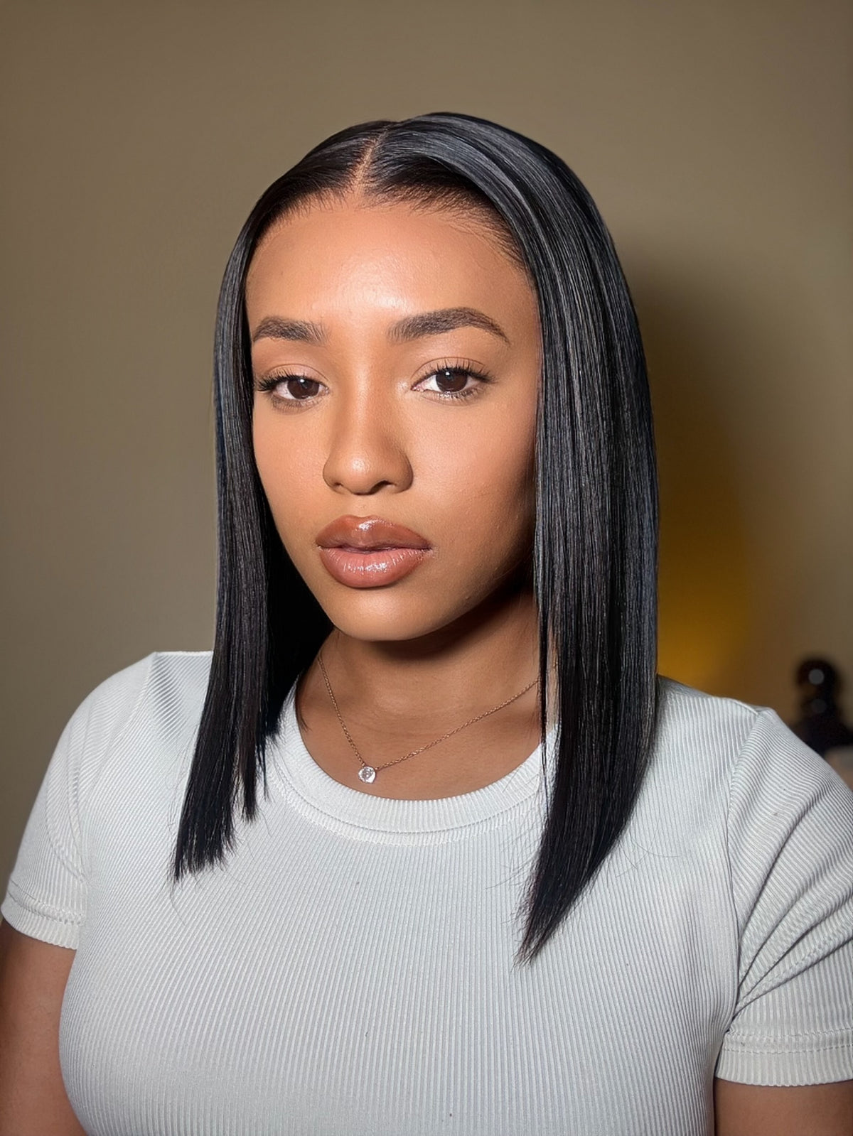 Akiss Straight Bob Glue-less Wig – 100% Human Hair